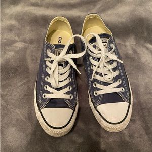 Navy Blue Converse Chuck Taylor All Star Low Tops